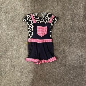 Child large cowgirl dance costume